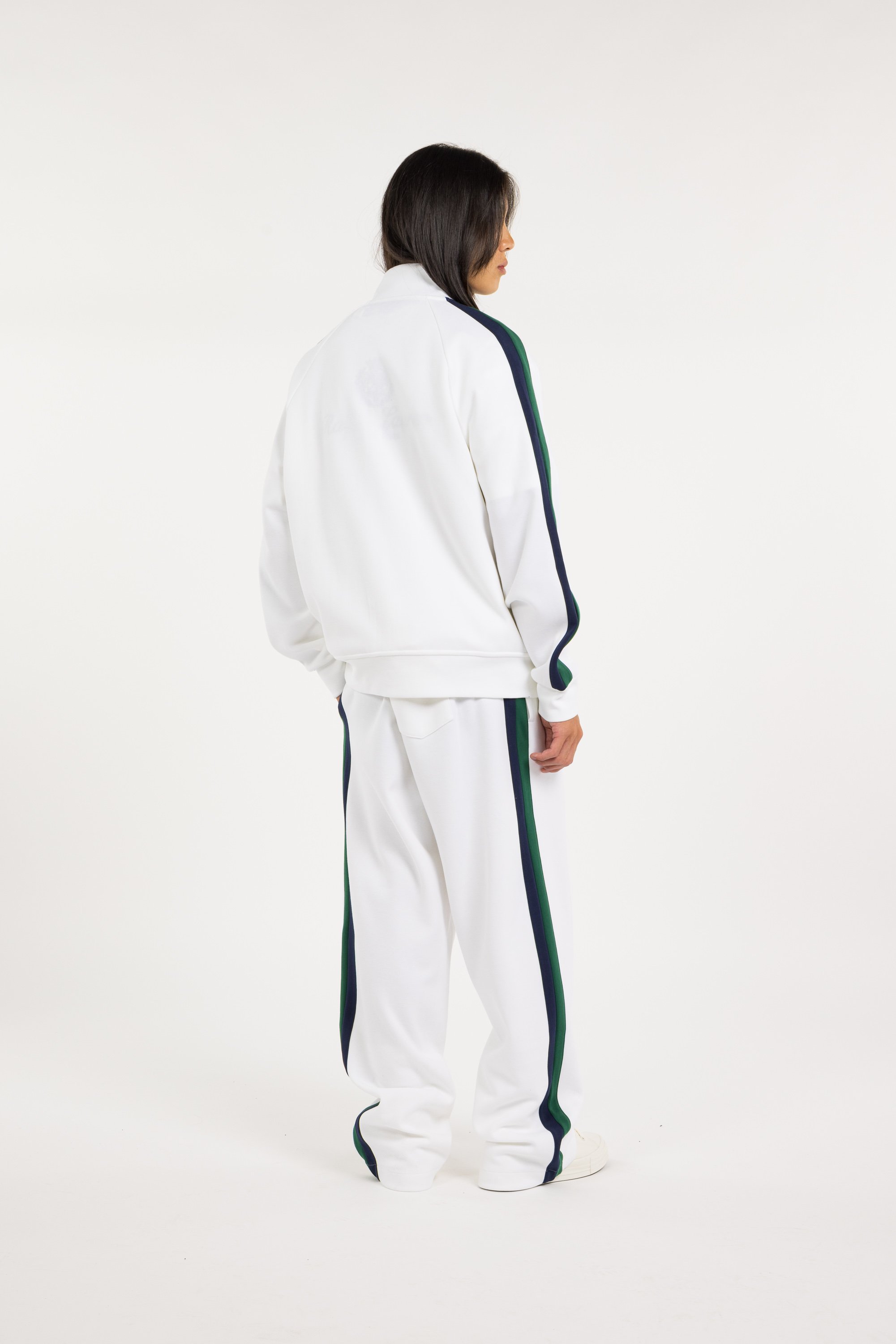 Slim-fit zip-up tracksuit top  | White POLO RALPH LAUREN Men