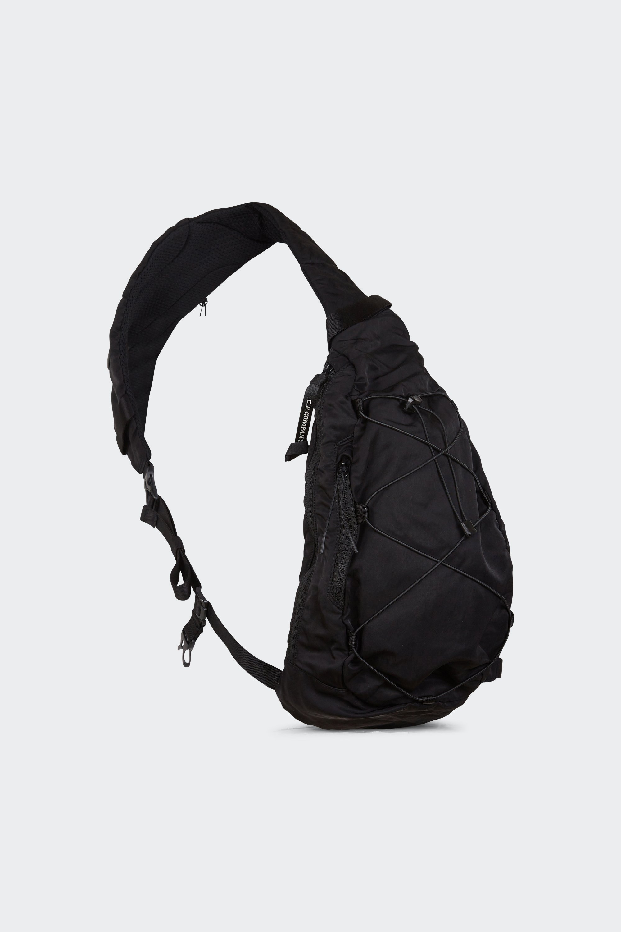 Canvas waist bag | Black by C.P. COMPANY Canvas waist bag Black