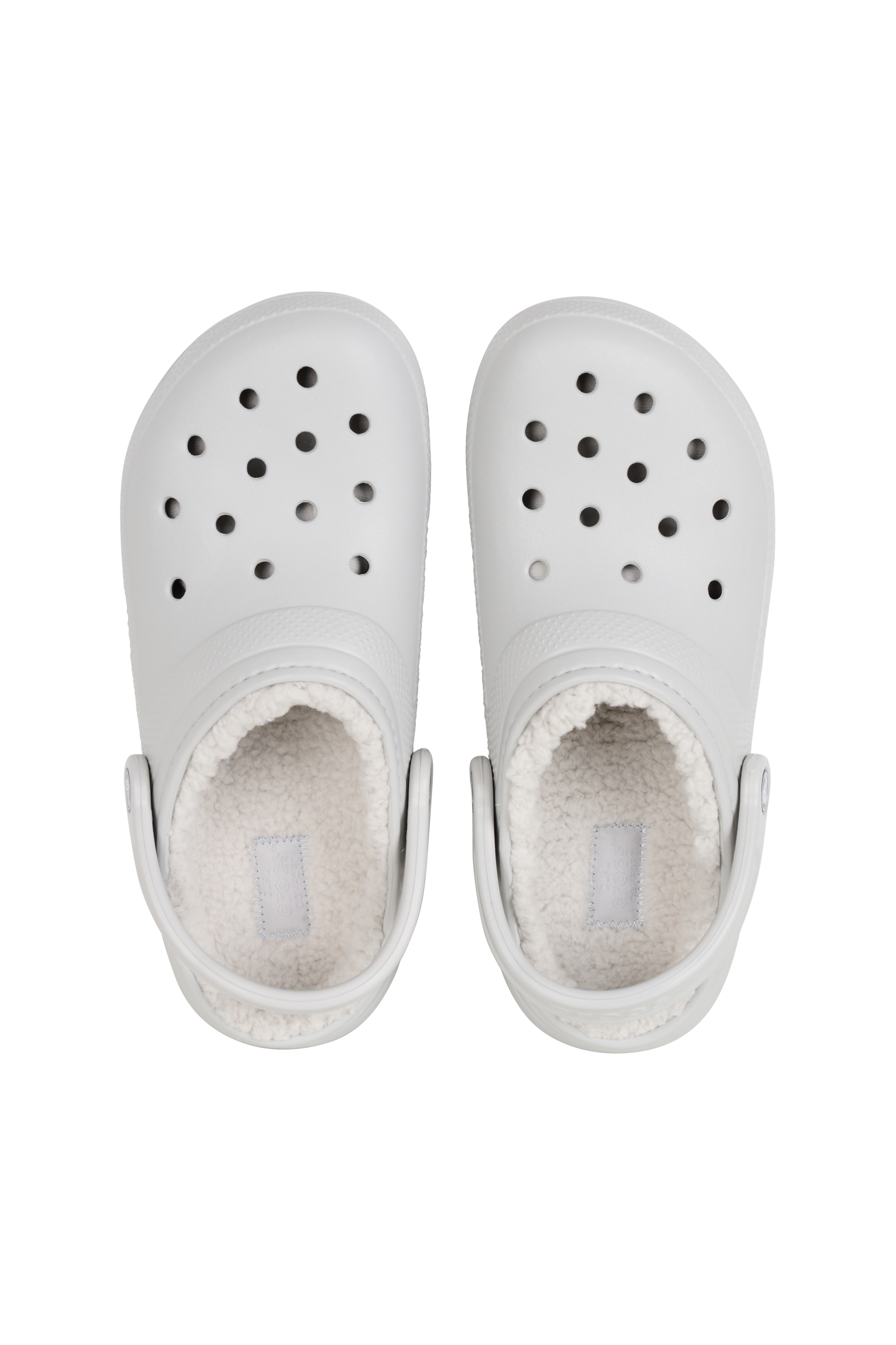 Iridescent leather card holder CROCS Grey