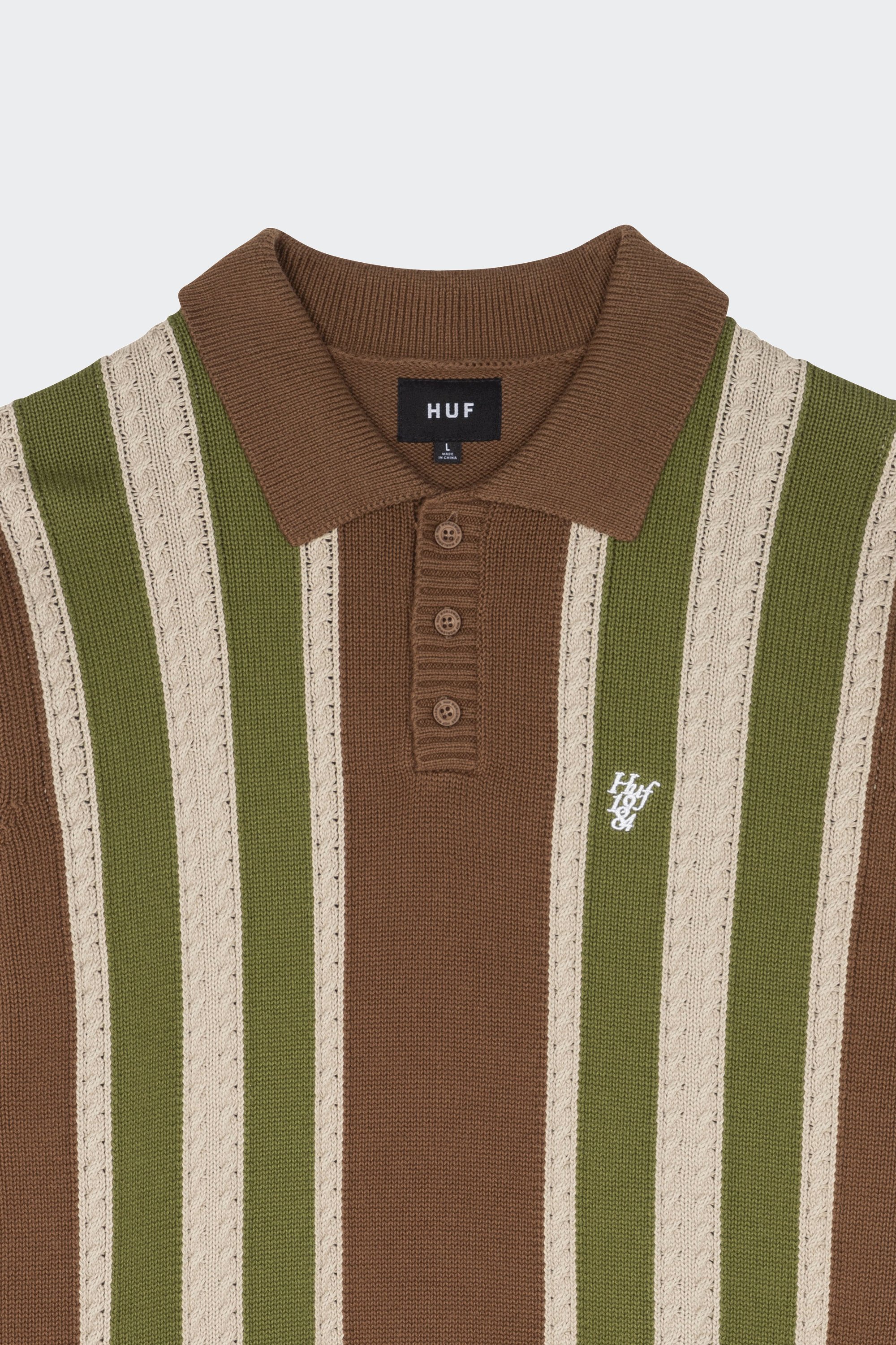 Polo shirt | Brown by HUF Polo shirt Brown