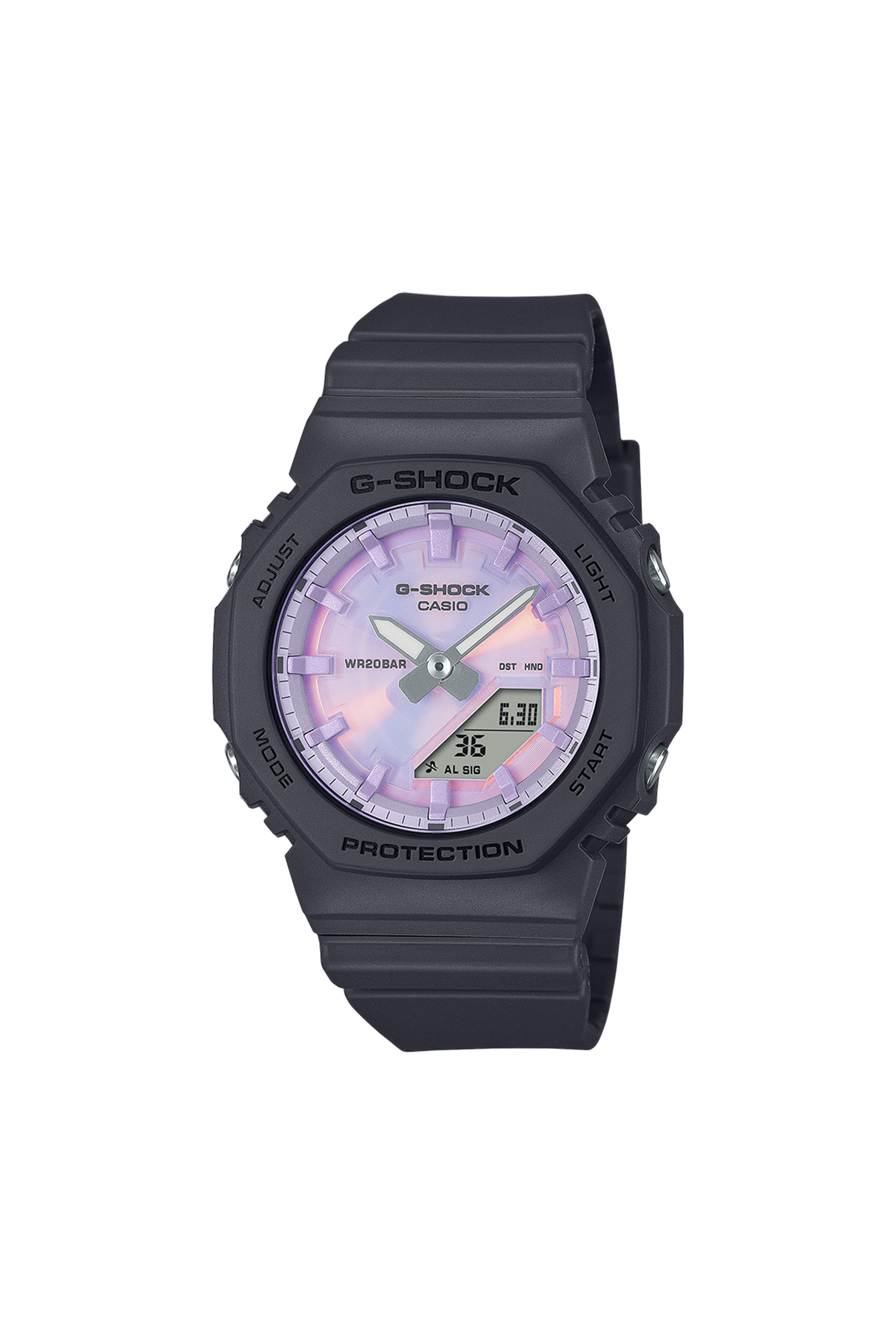 Auto-Illuminator resin watch Black