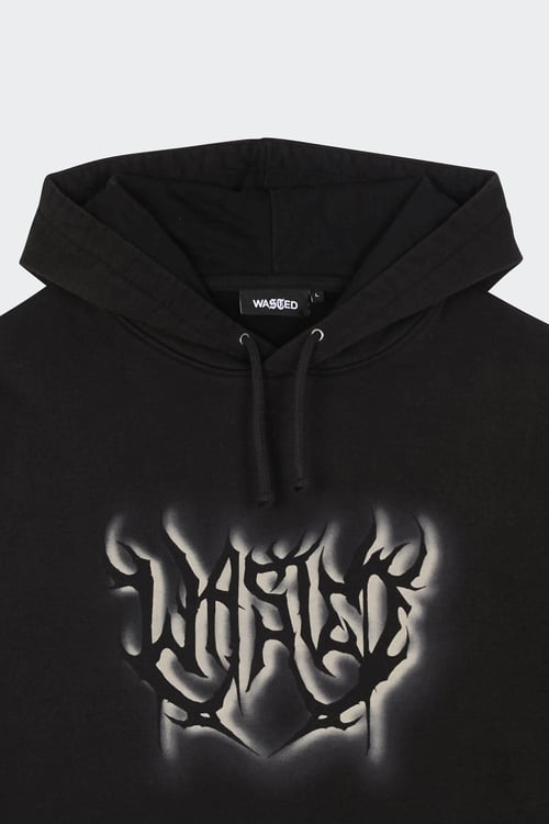 WASTED Hoodie Noir