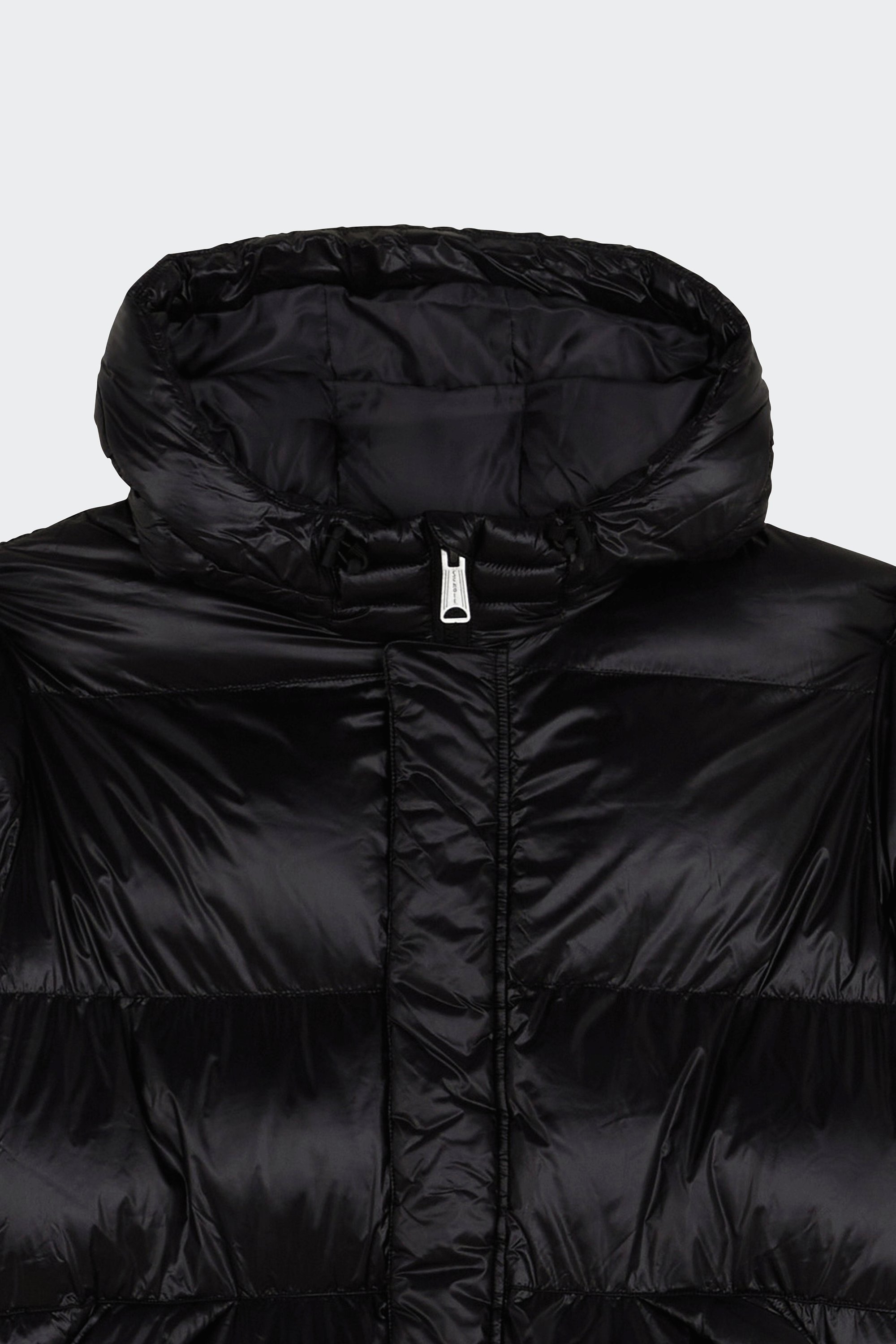Lightweight quilted padded jacket with high neck | Black by SCHOTT Lightweight quilted padded jacket with high neck Black
