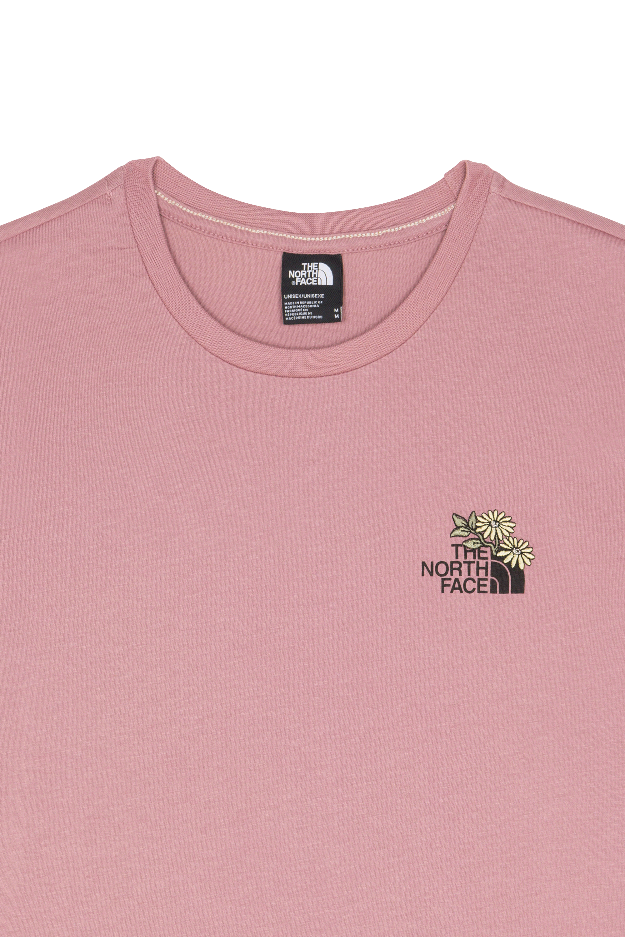 Regular-fit round-neck cotton T-shirt Pink