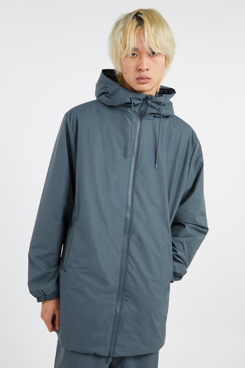 RAINS Parka Bleu