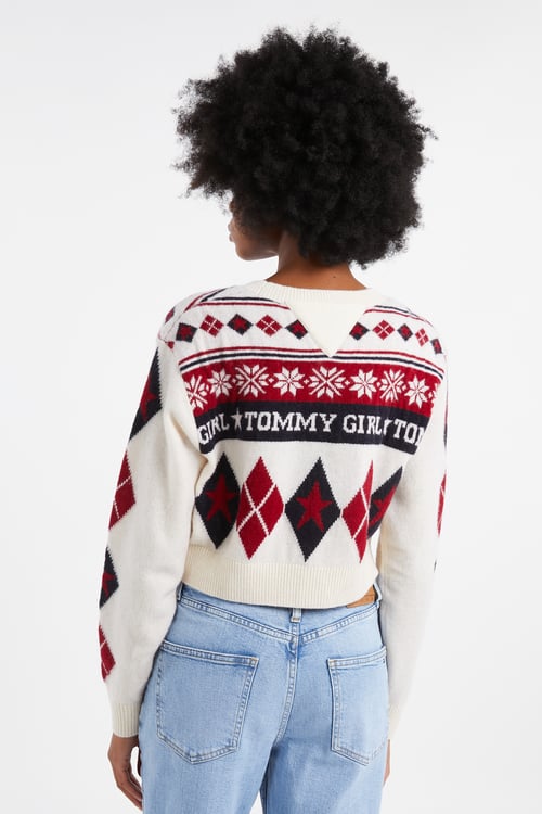 TOMMY JEANS Sweater Beige