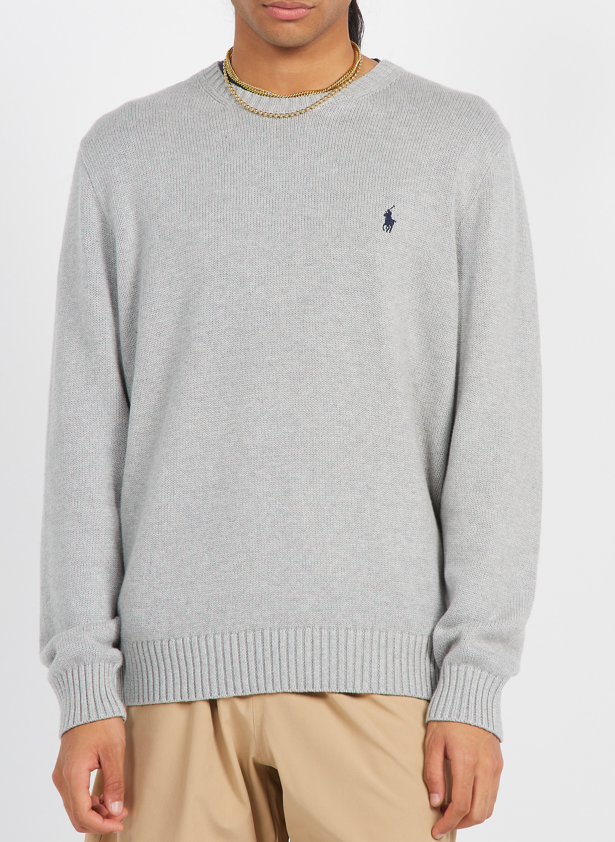 Pull col rond | Gris POLO RALPH LAUREN Homme