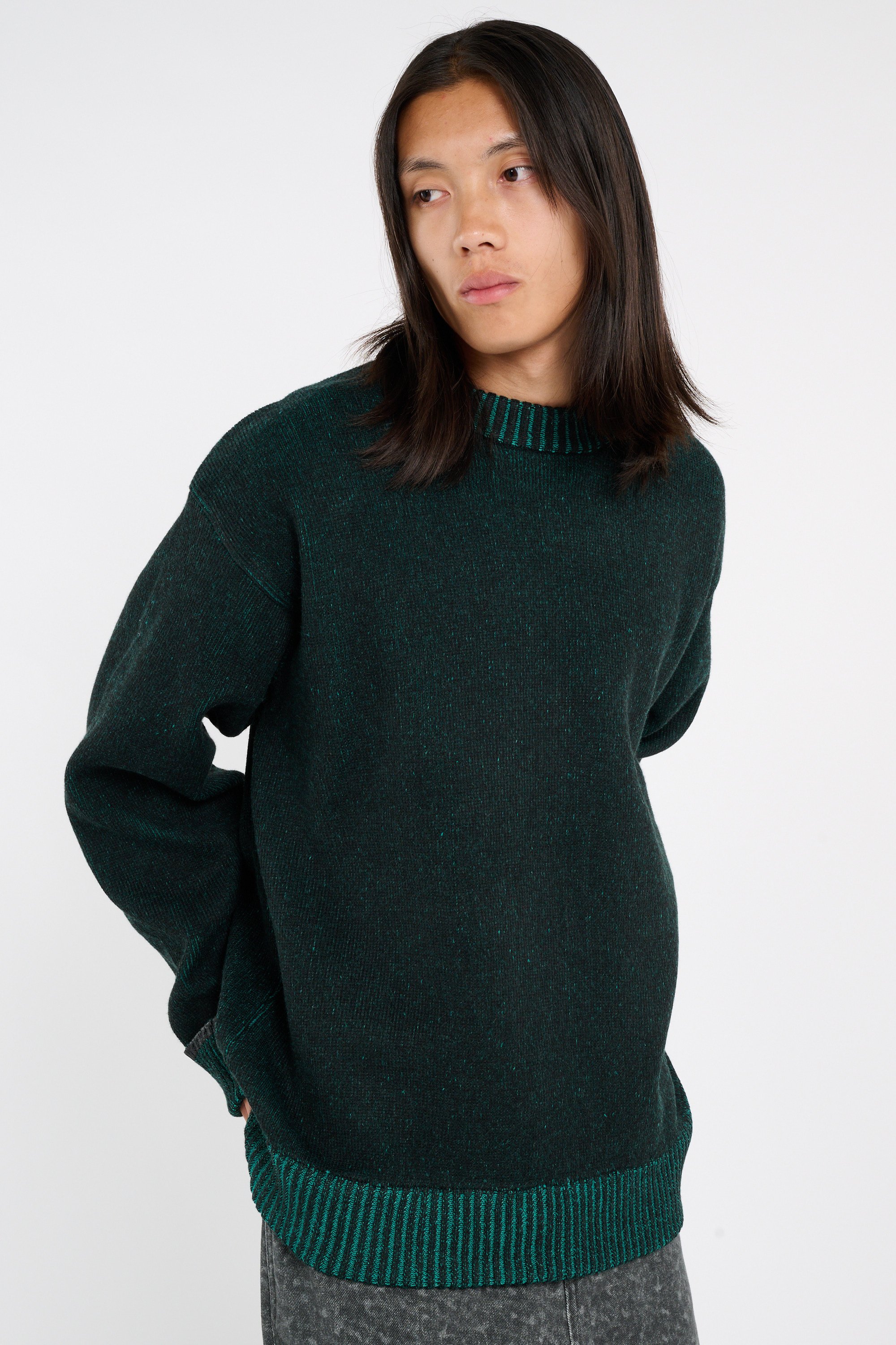 Pull col rond | Noir RAINS Homme