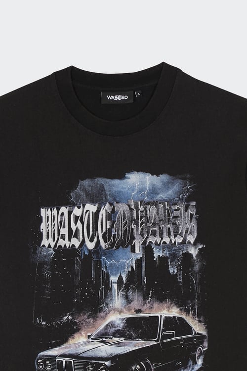 WASTED T-shirt Noir
