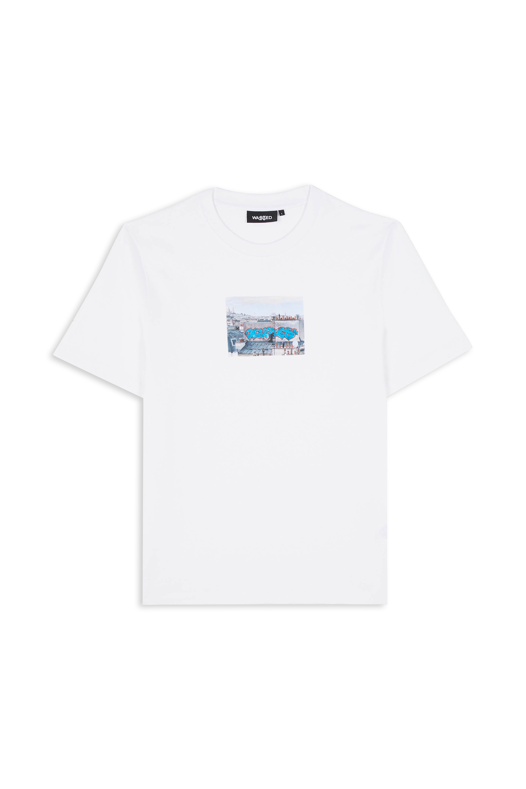 T-shirt WASTED Blanc