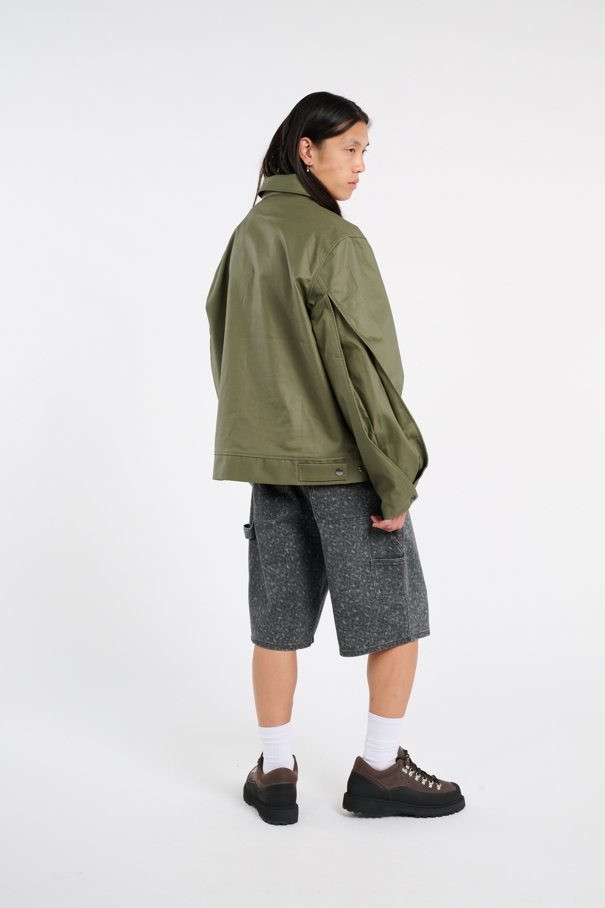 Veste en coton bio | Vert RAINS Homme