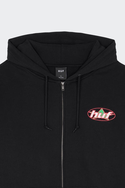 HUF Hoodie zippé Noir