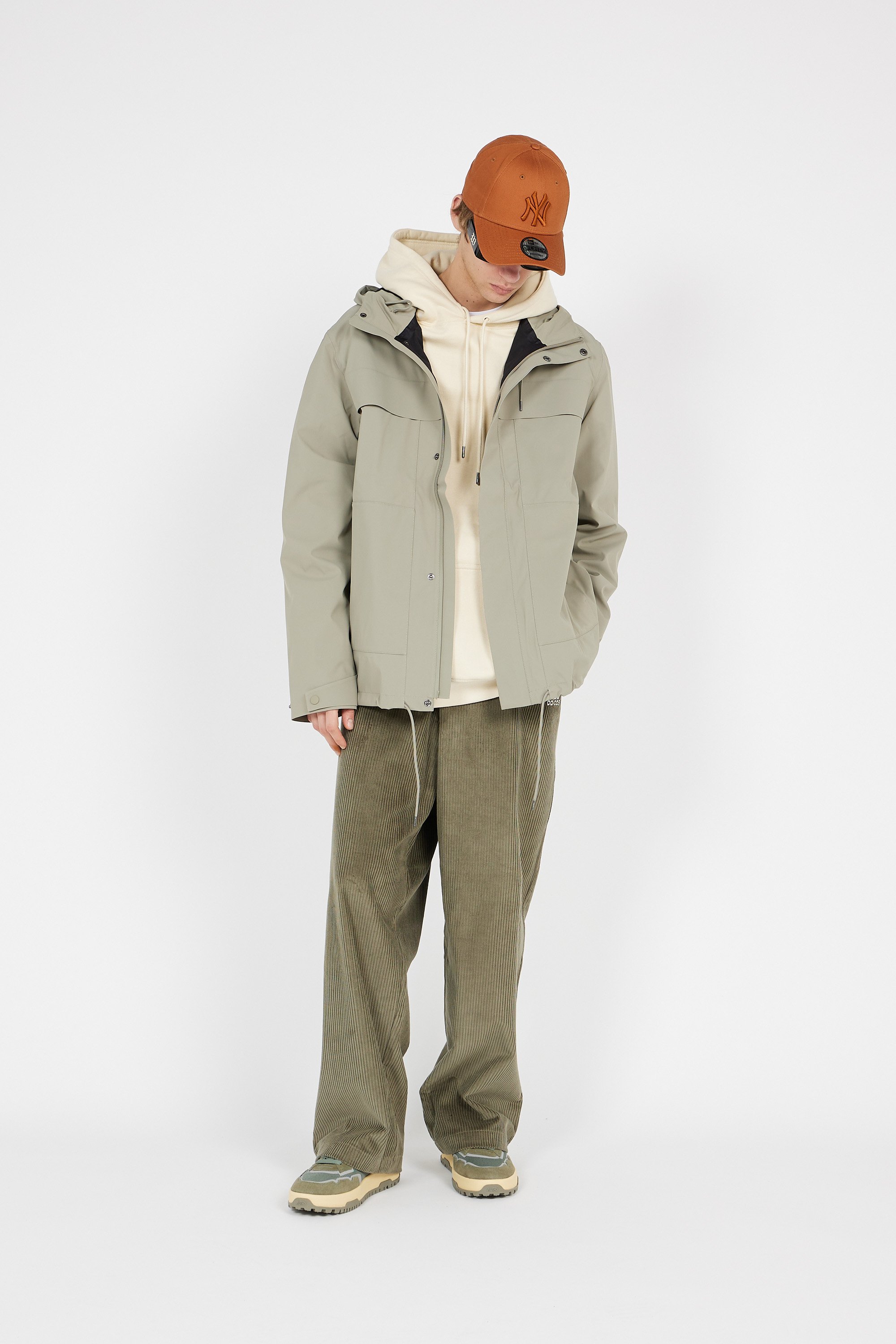 Windbreaker Suva Hardshell Cargo Jacket W3 Green Rains - Men
