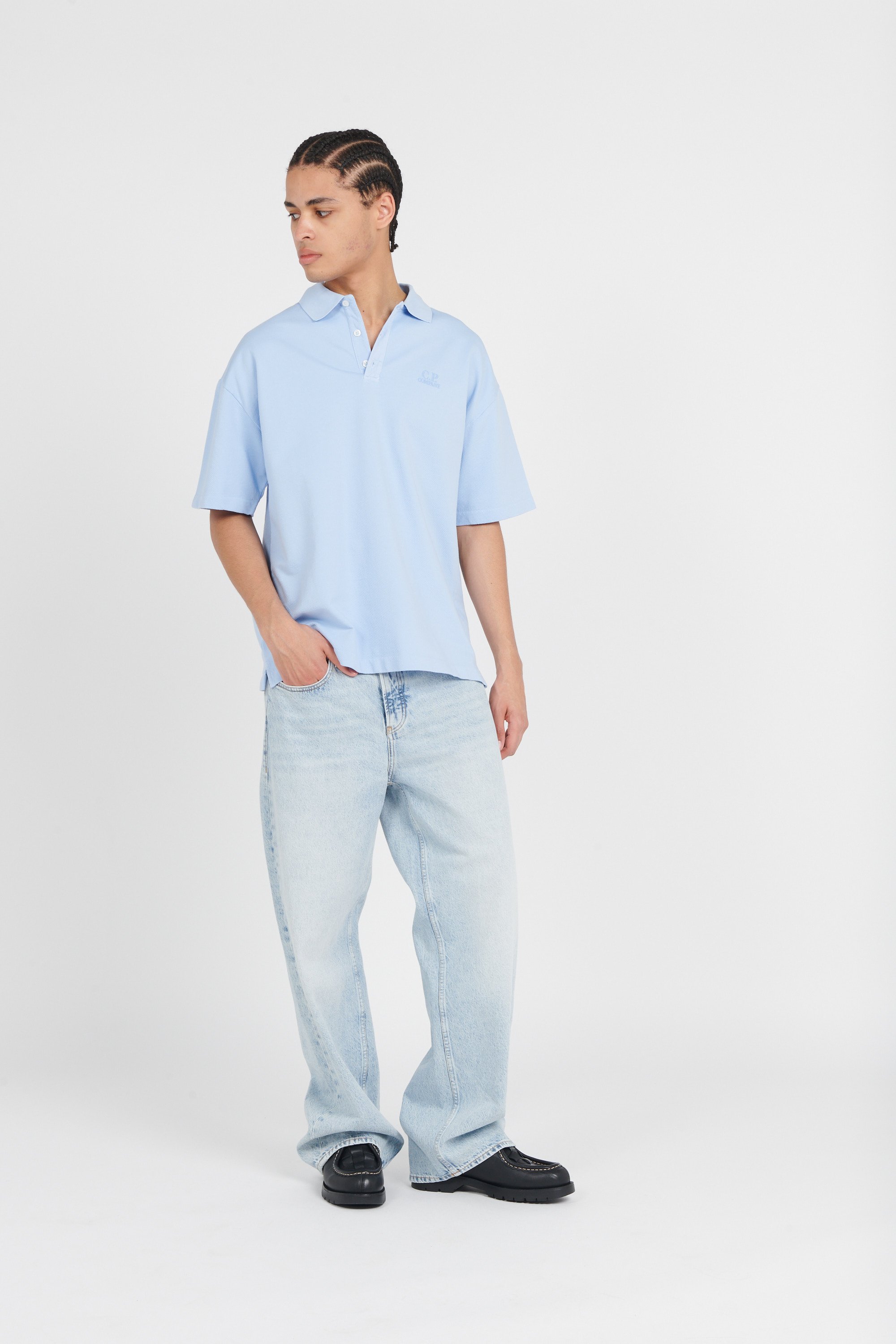 Polo shirt | Blue by C.P. COMPANY Polo shirt Blue