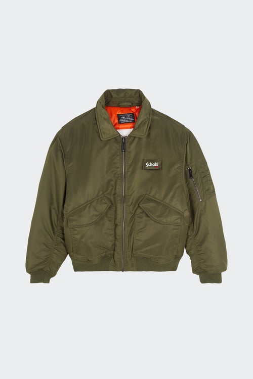 SCHOTT Veste Vert