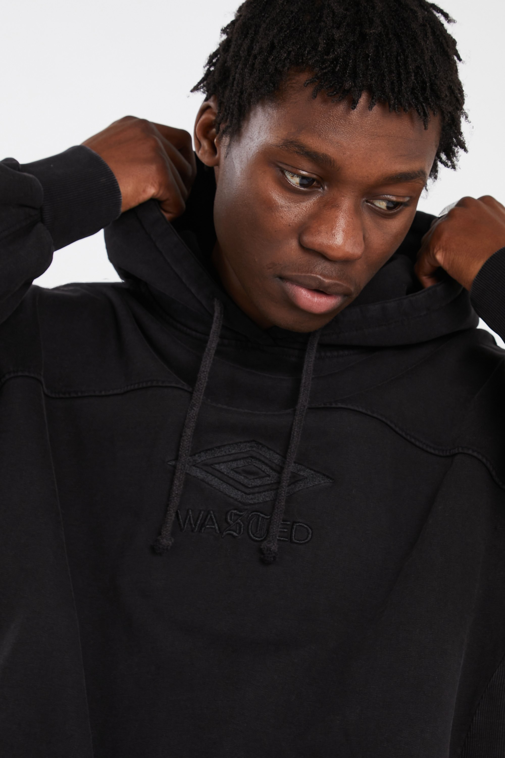Hoodie | Noir WASTED Homme