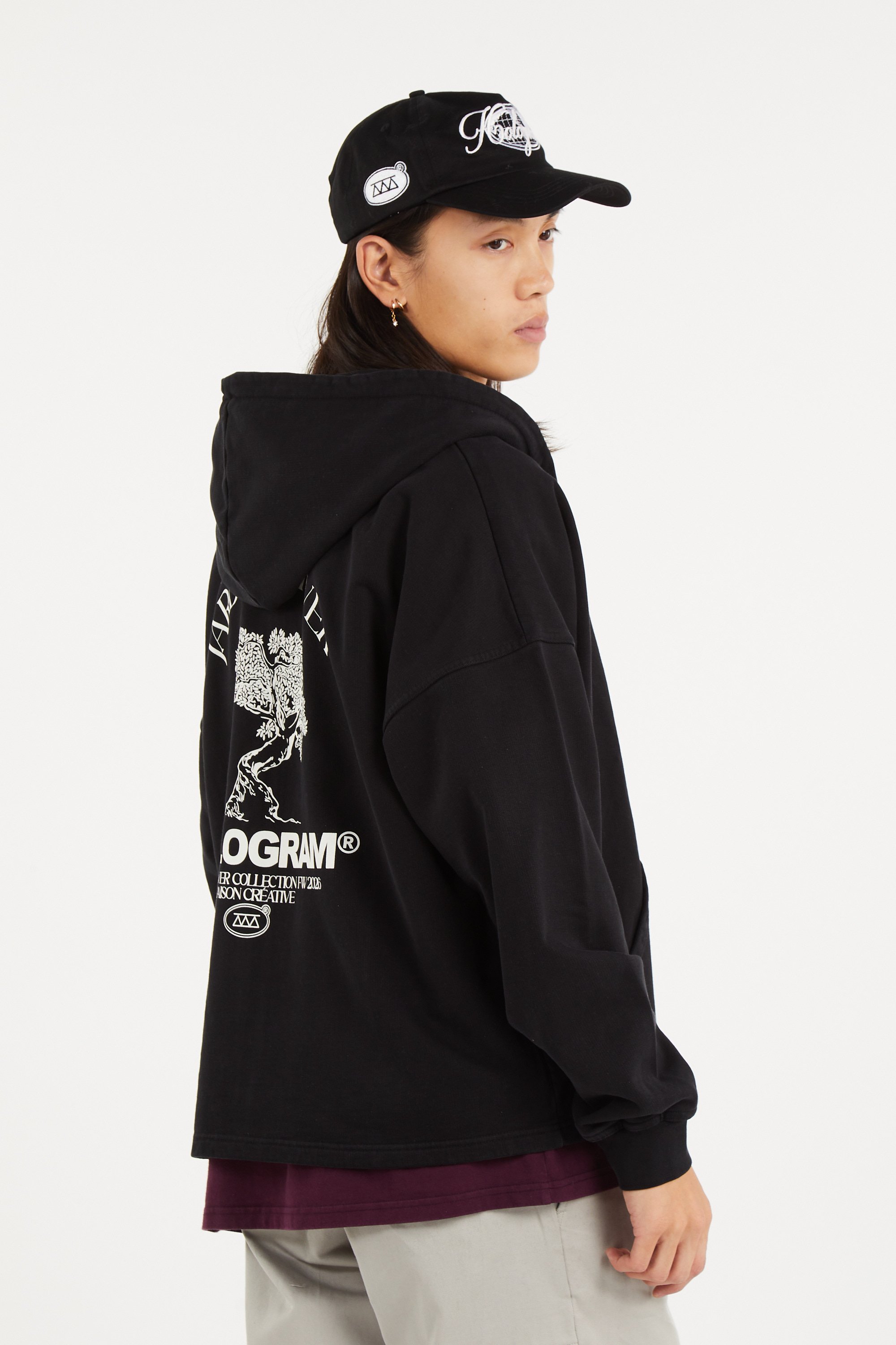 Hoodie | Noir HOLOGRAM Homme