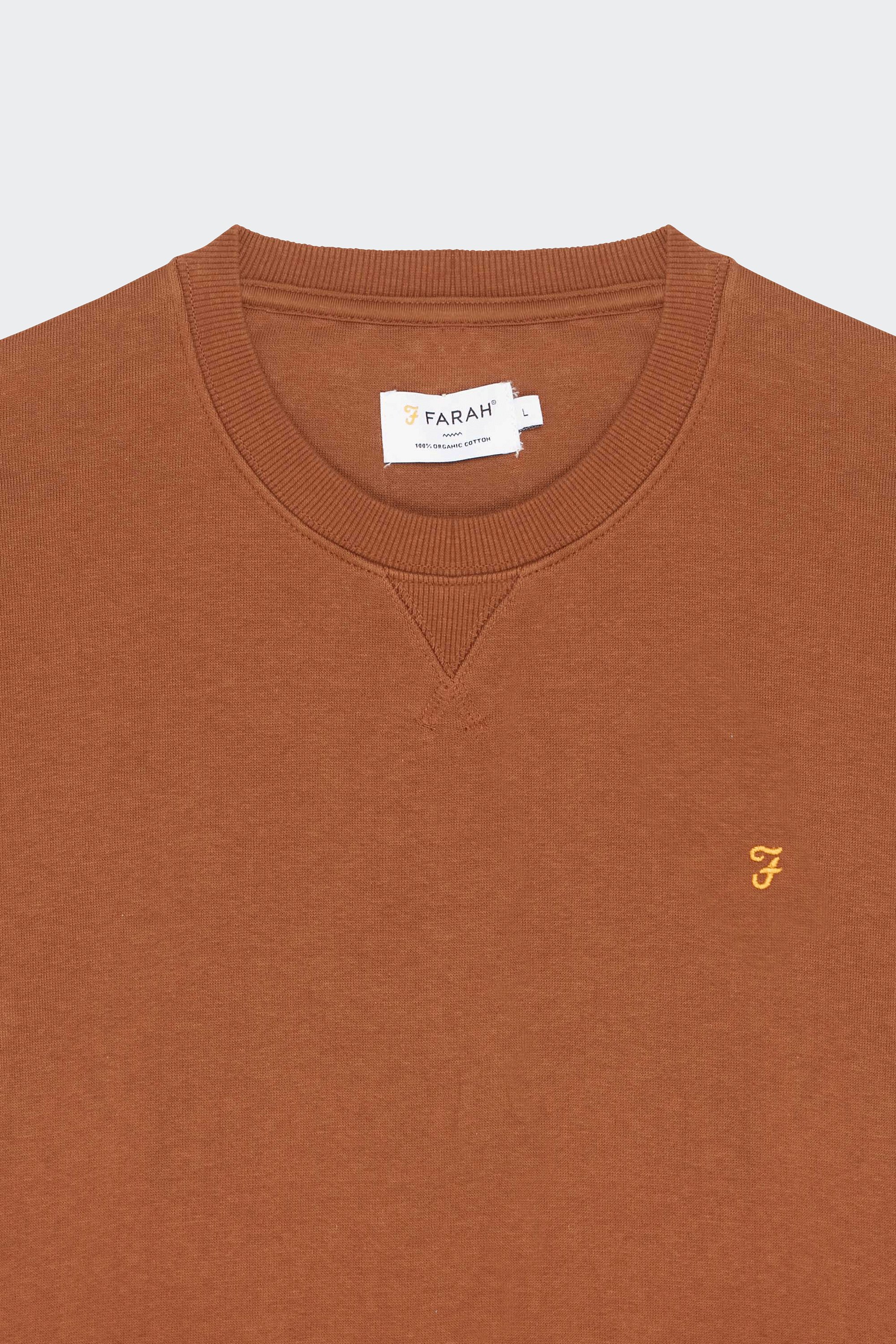 Sweatshirt | Brown by FARAH Sweatshirt Brown