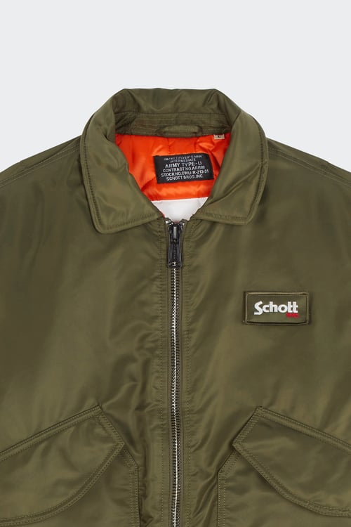 SCHOTT Veste Vert
