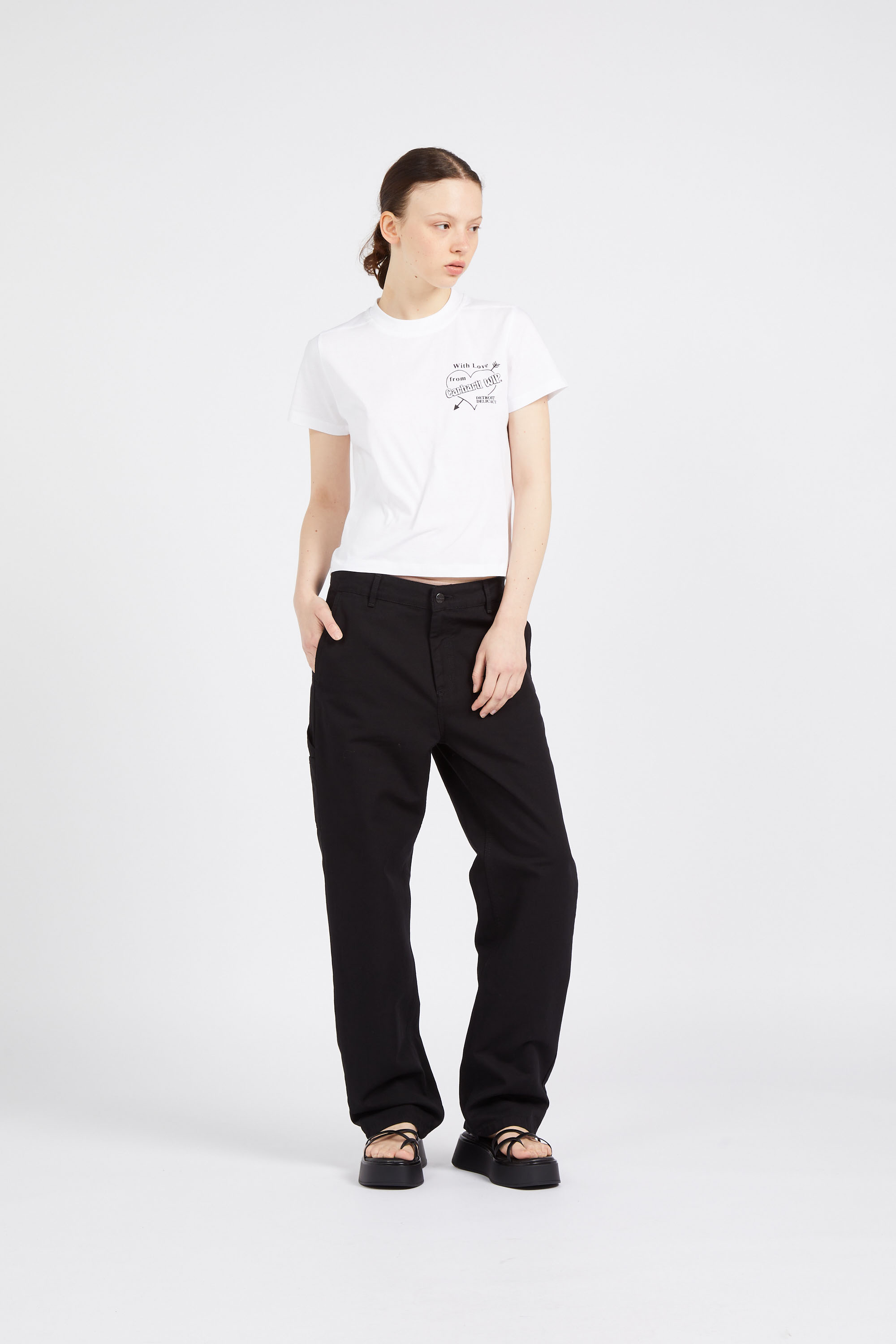 Sandales plates Noir