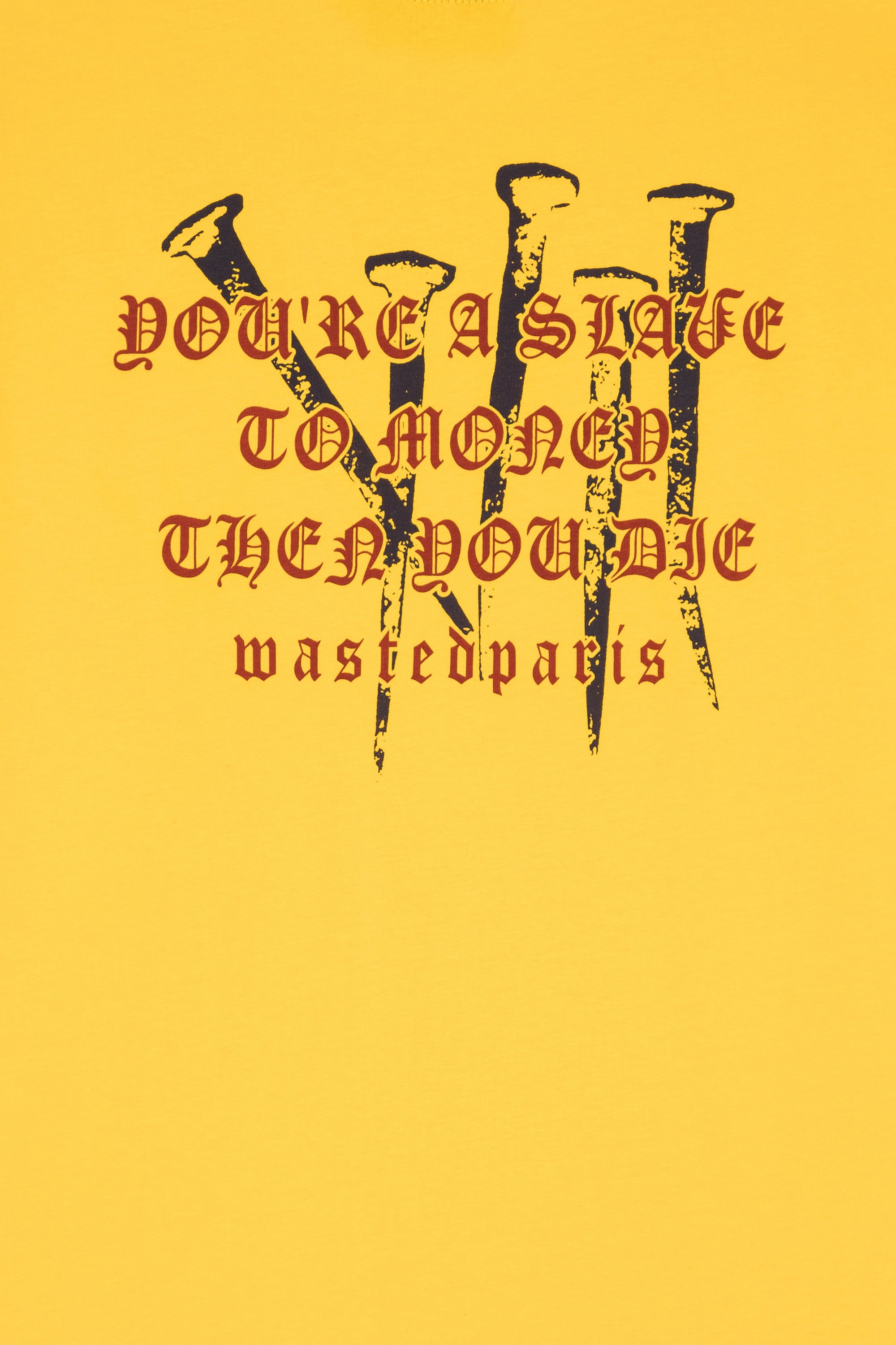 T-shirt | Yellow by WASTED T-shirt Yellow