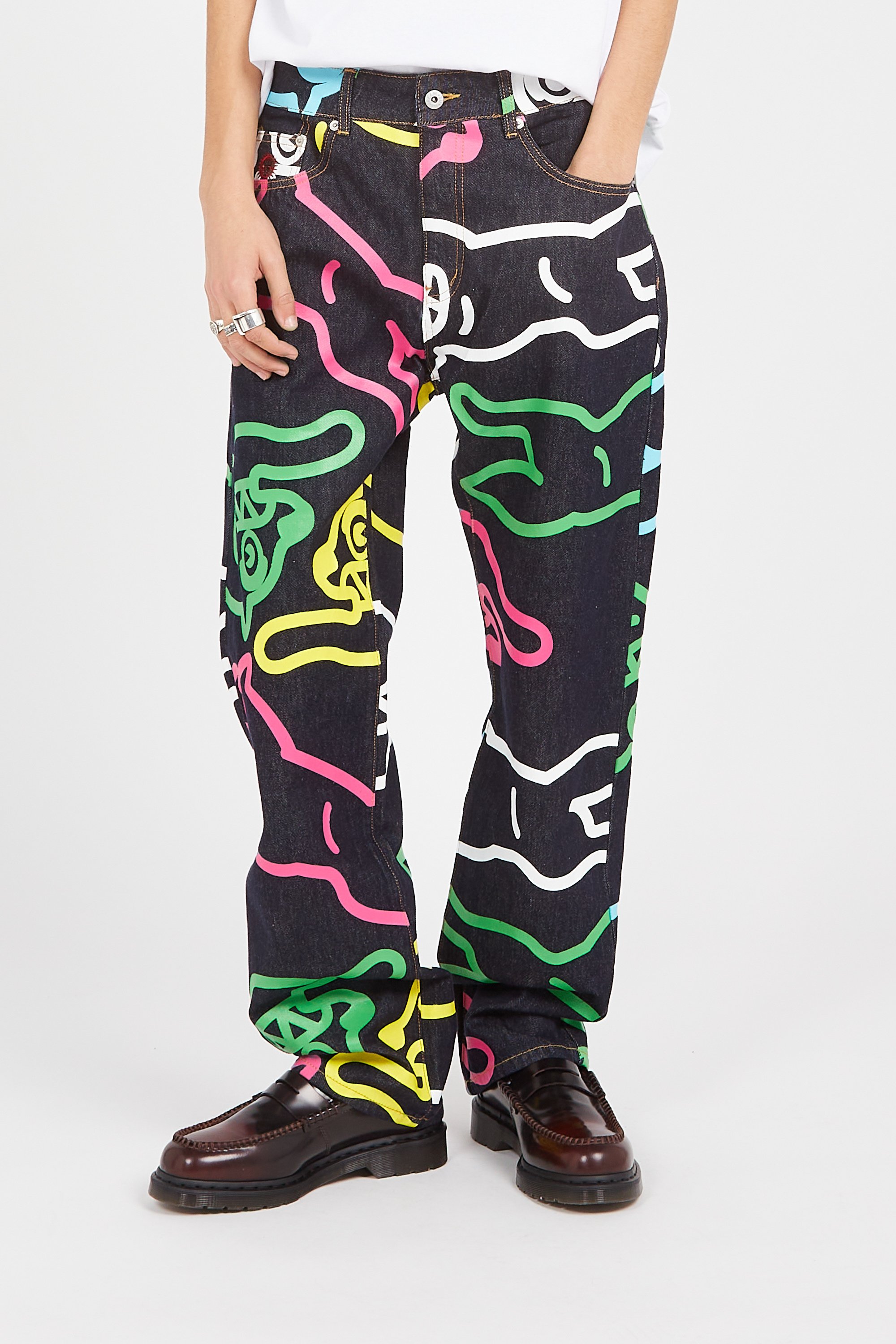 Jeans | Multicolored ICE CREAM Men