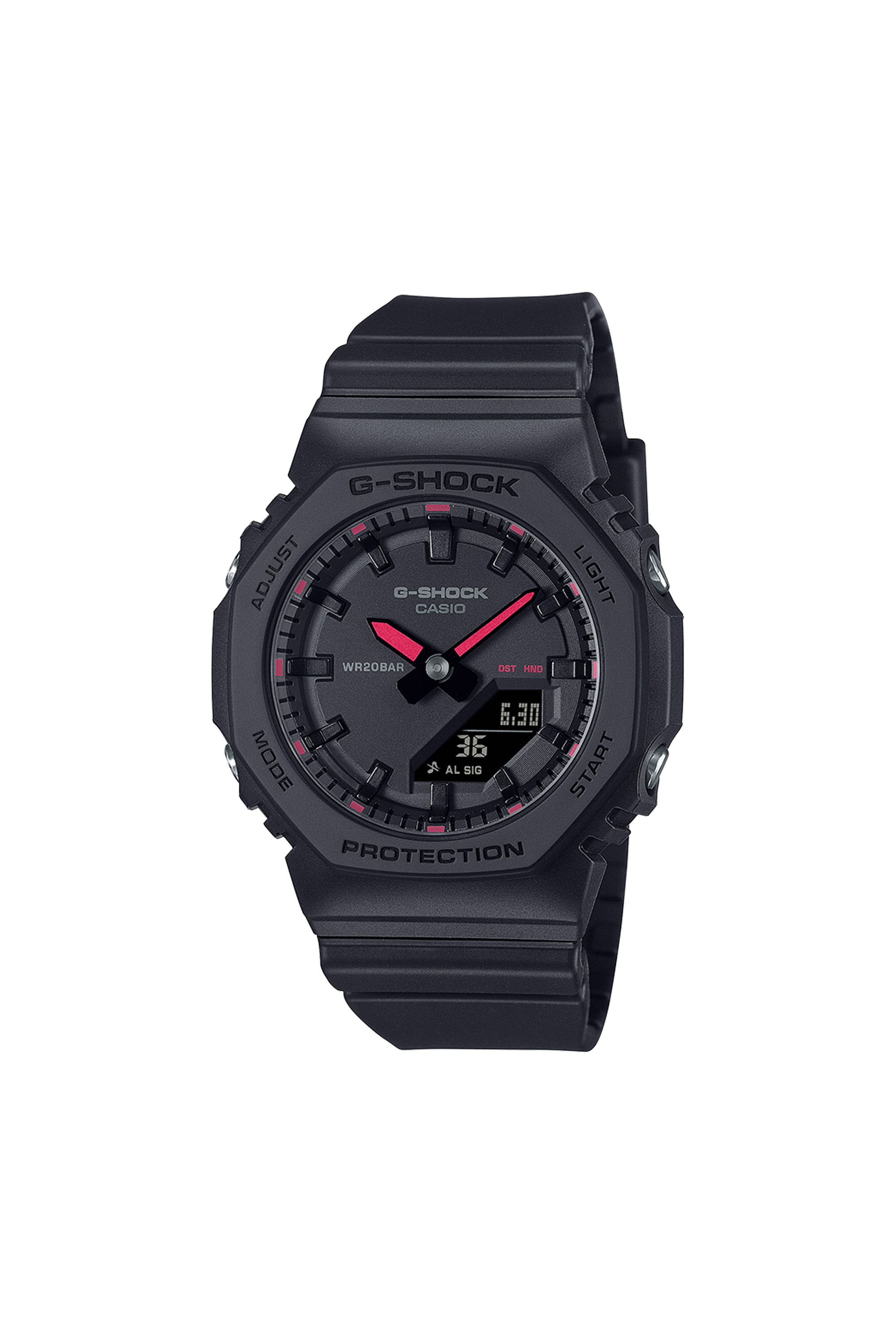 Auto-Illuminator resin watch Black