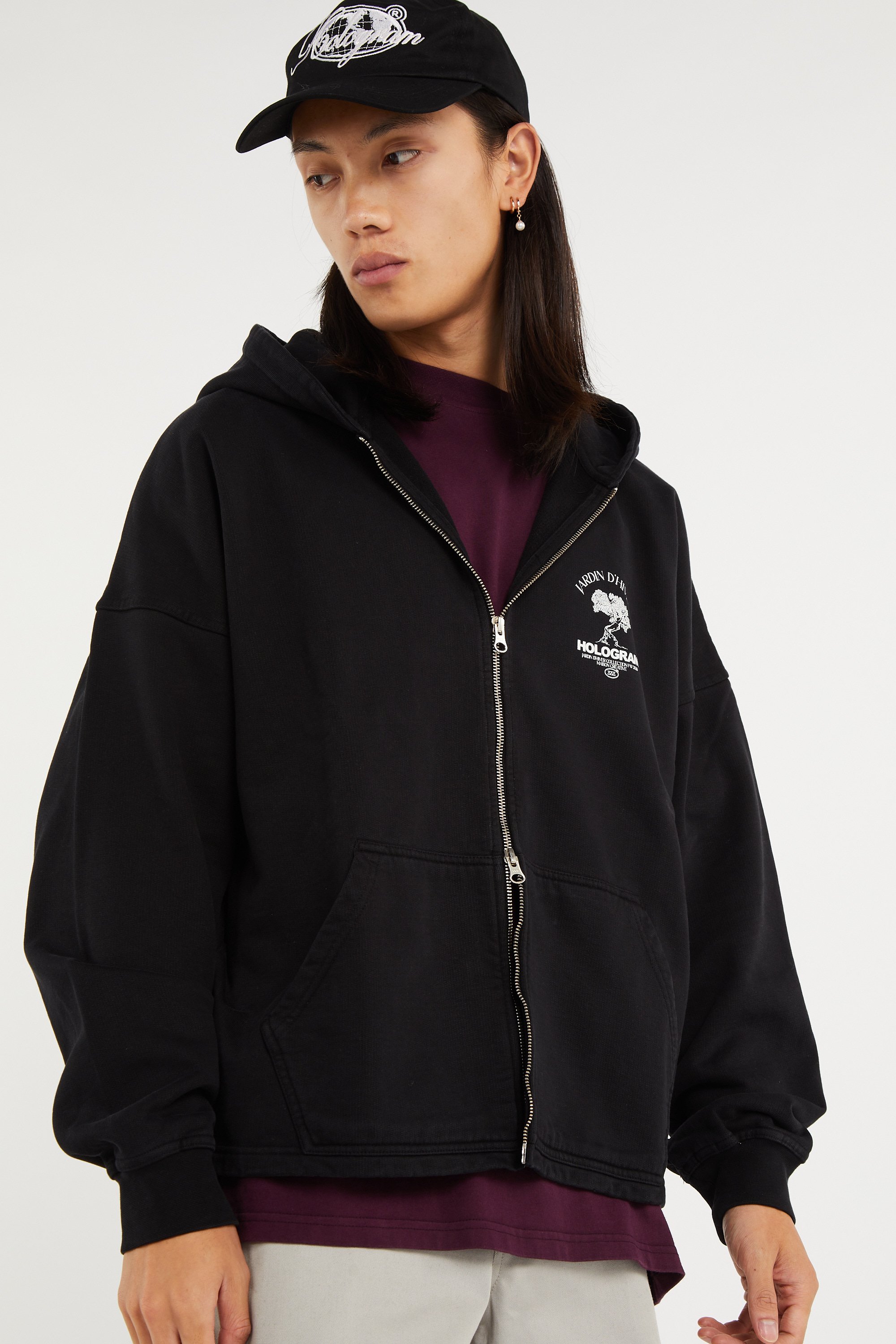 Hoodie | Noir HOLOGRAM Homme