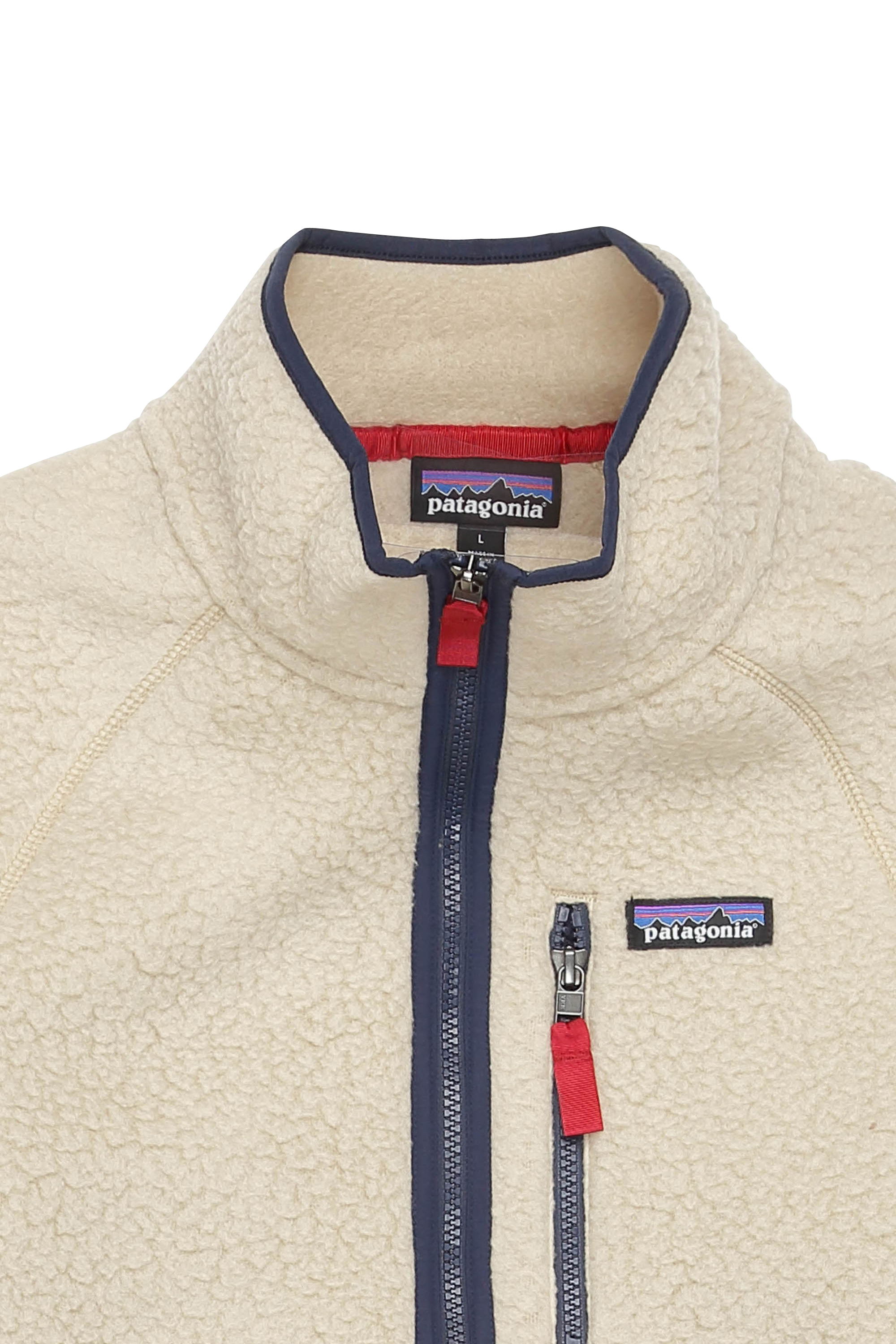 Polaire droit col montant  | Beige PATAGONIA Homme