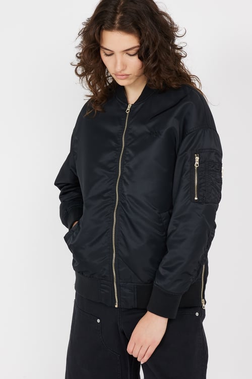 SCHOTT Veste bomber Noir