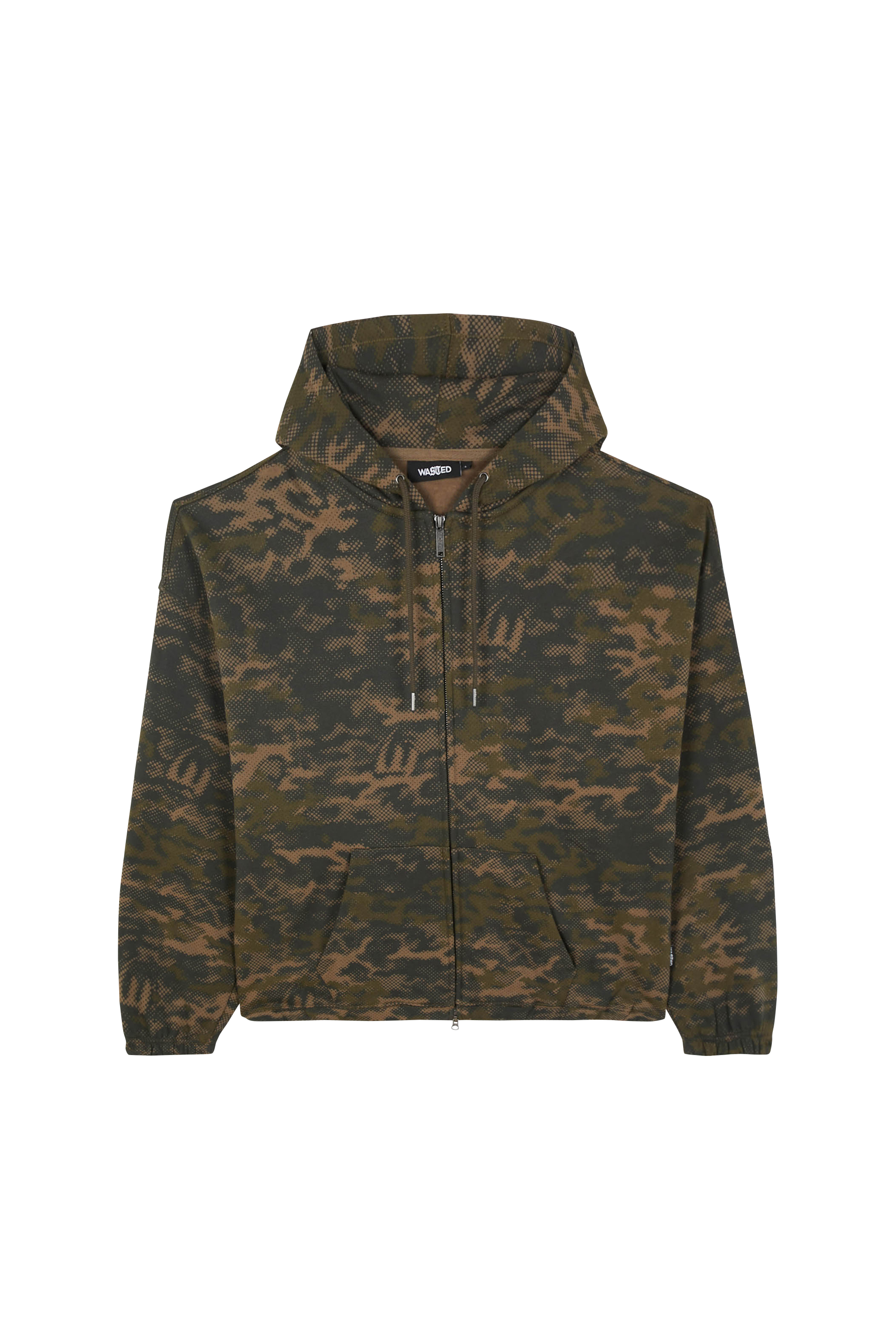 Hoodie zippé Vert