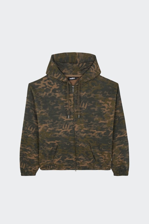 WASTED Hoodie zippé Vert