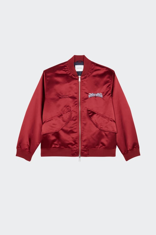 WOOD WOOD Bomber Rouge