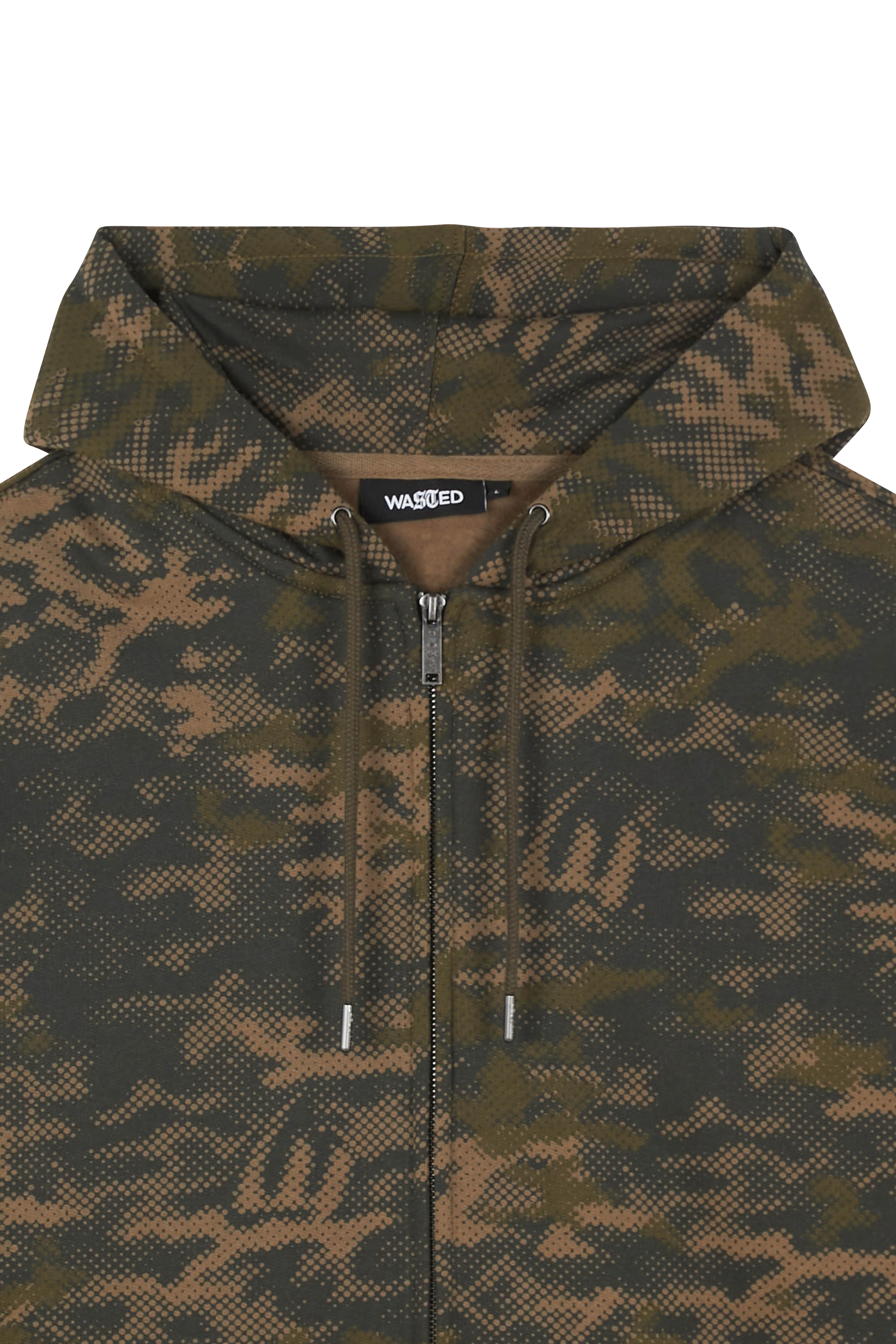 Hoodie zippé Vert