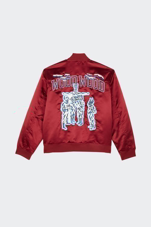 WOOD WOOD Bomber Rouge