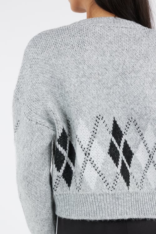 NOISY MAY Cardigan Gris