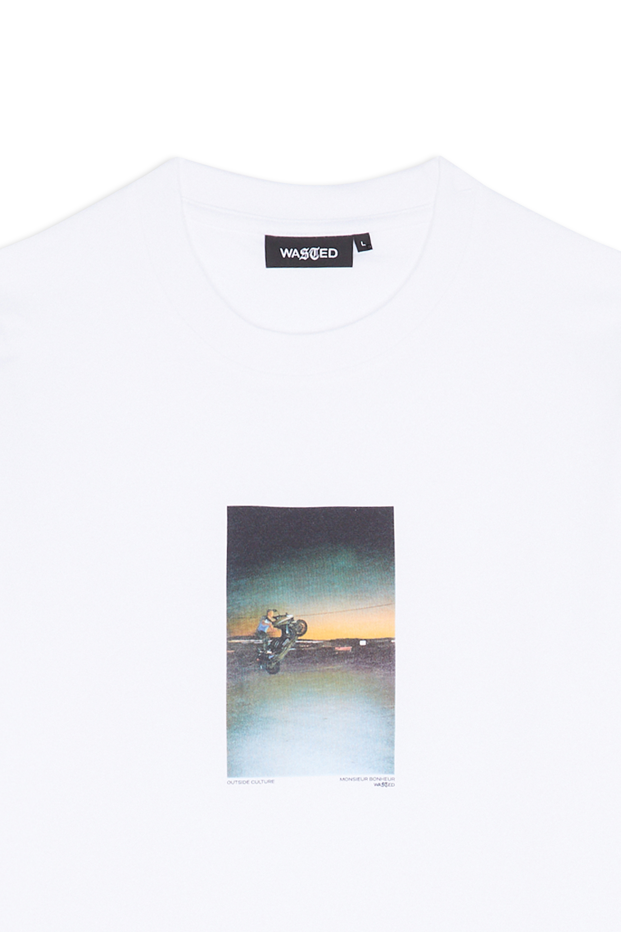 T-shirt WASTED Blanc