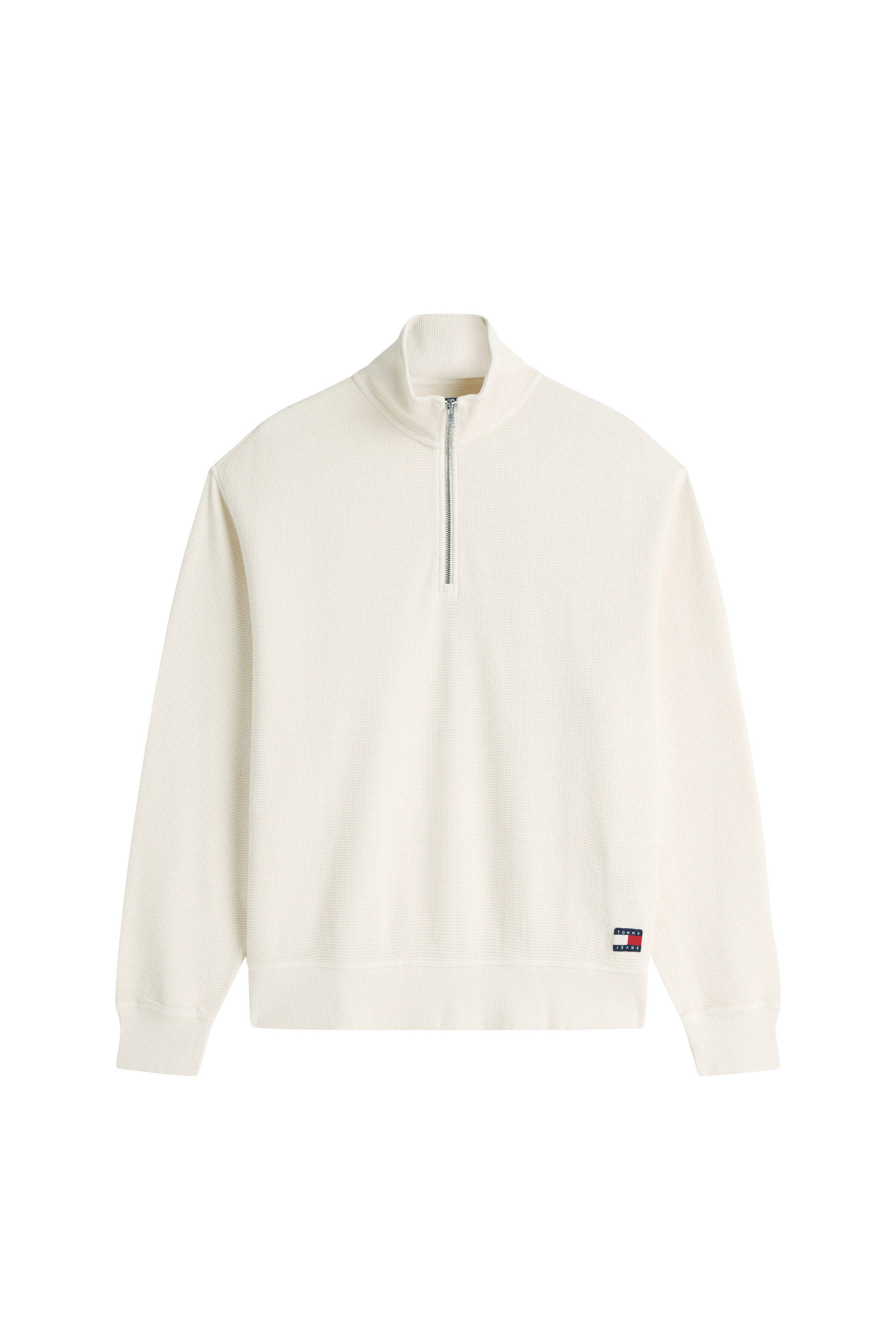 SWEATSHIRT RLX WAFFLE HALF ZIP Cream