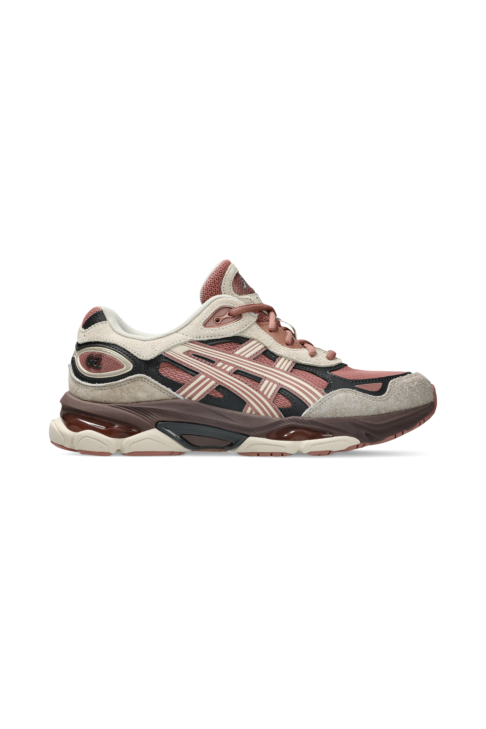 Men?s Storm 96 LO fabric and leather sneakers GEL-NYC 2.0 Umeboshi-moonrock