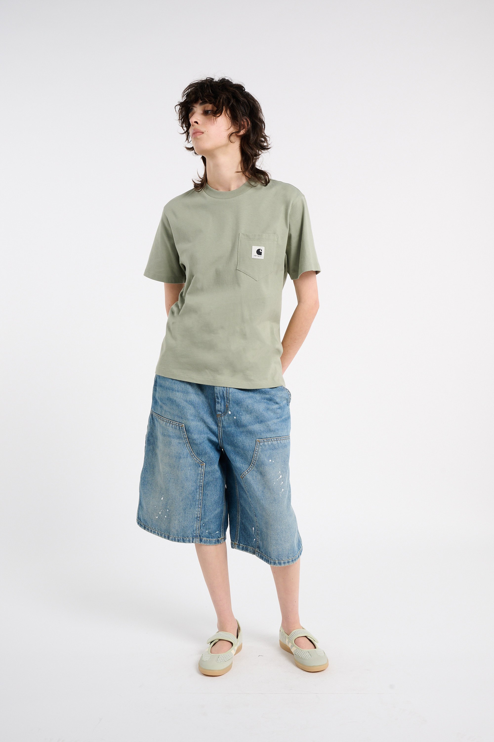 Cotton Bermuda shorts CARHARTT WIP Blue