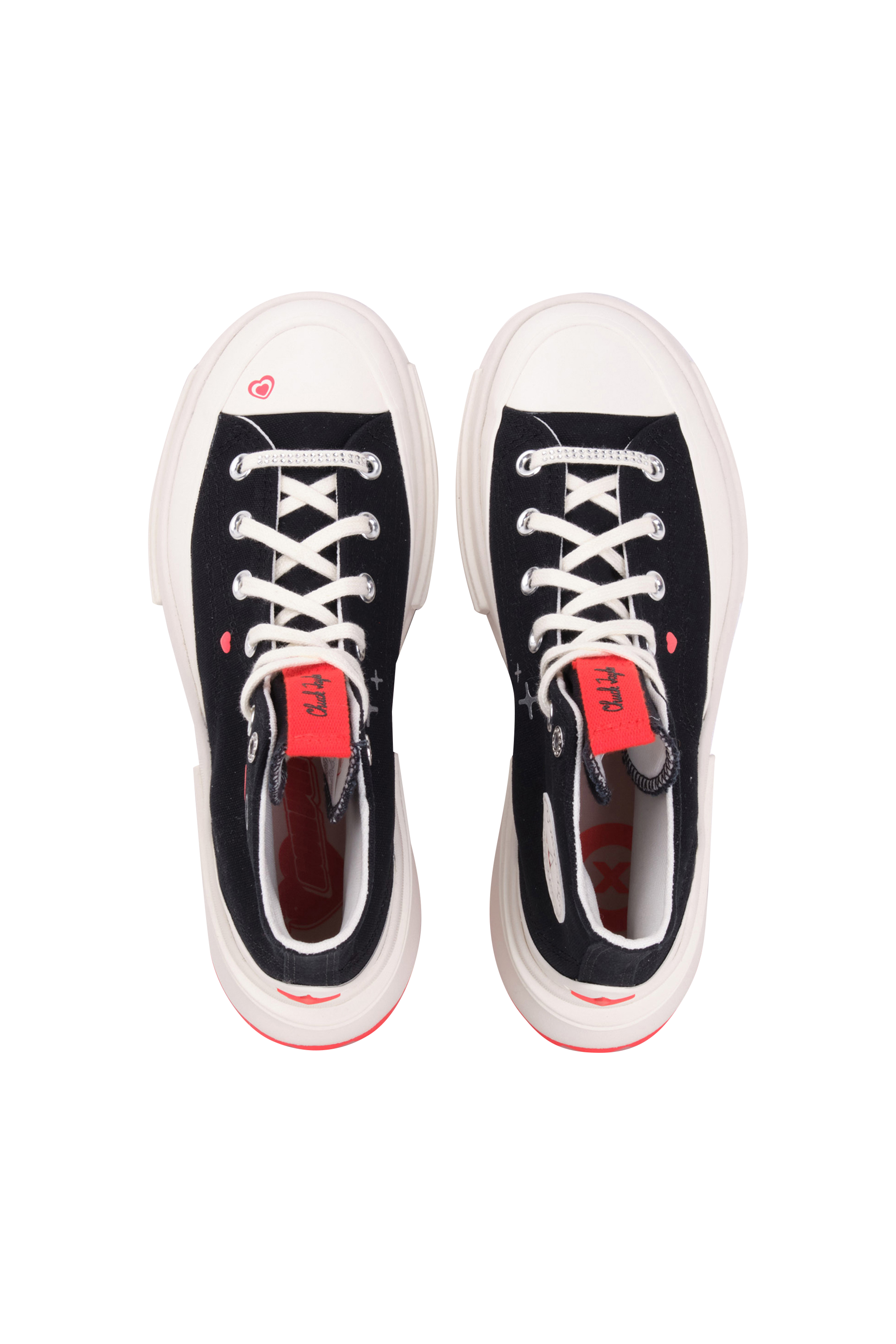High-top sneakers Black