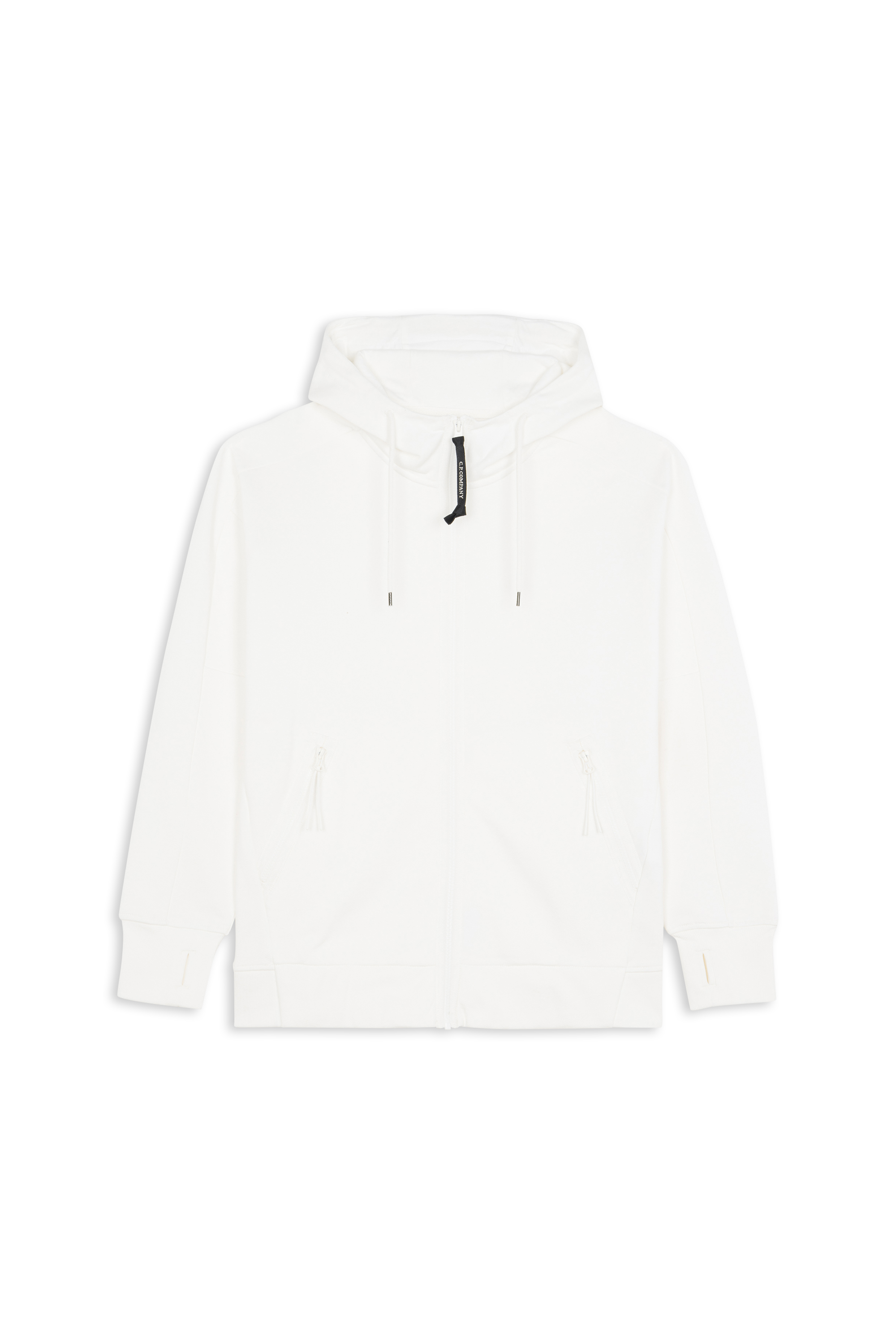 Hoodie zippé Blanc