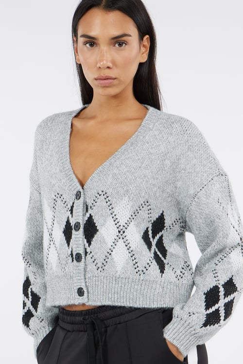 NOISY MAY Cardigan Gris
