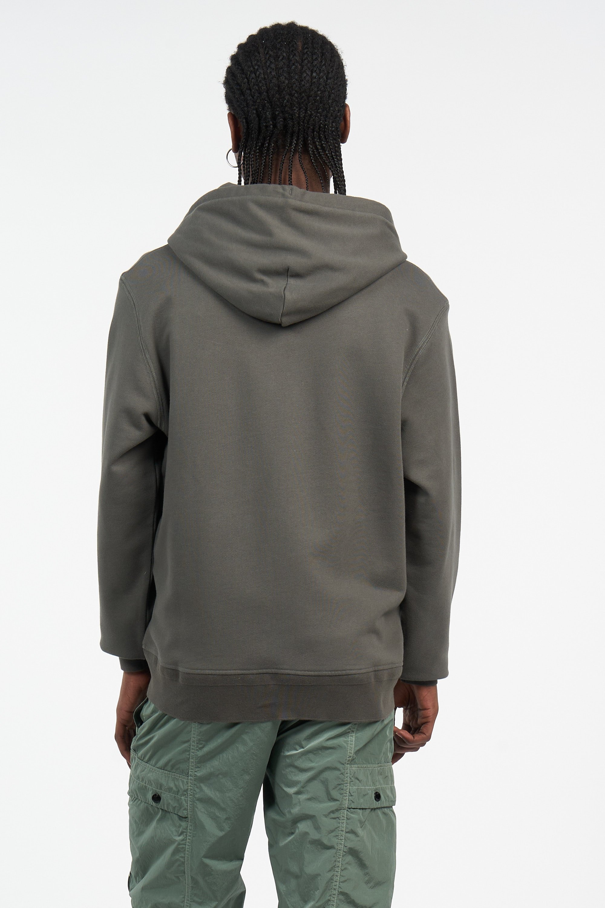 Zip-up hoodie Khaki