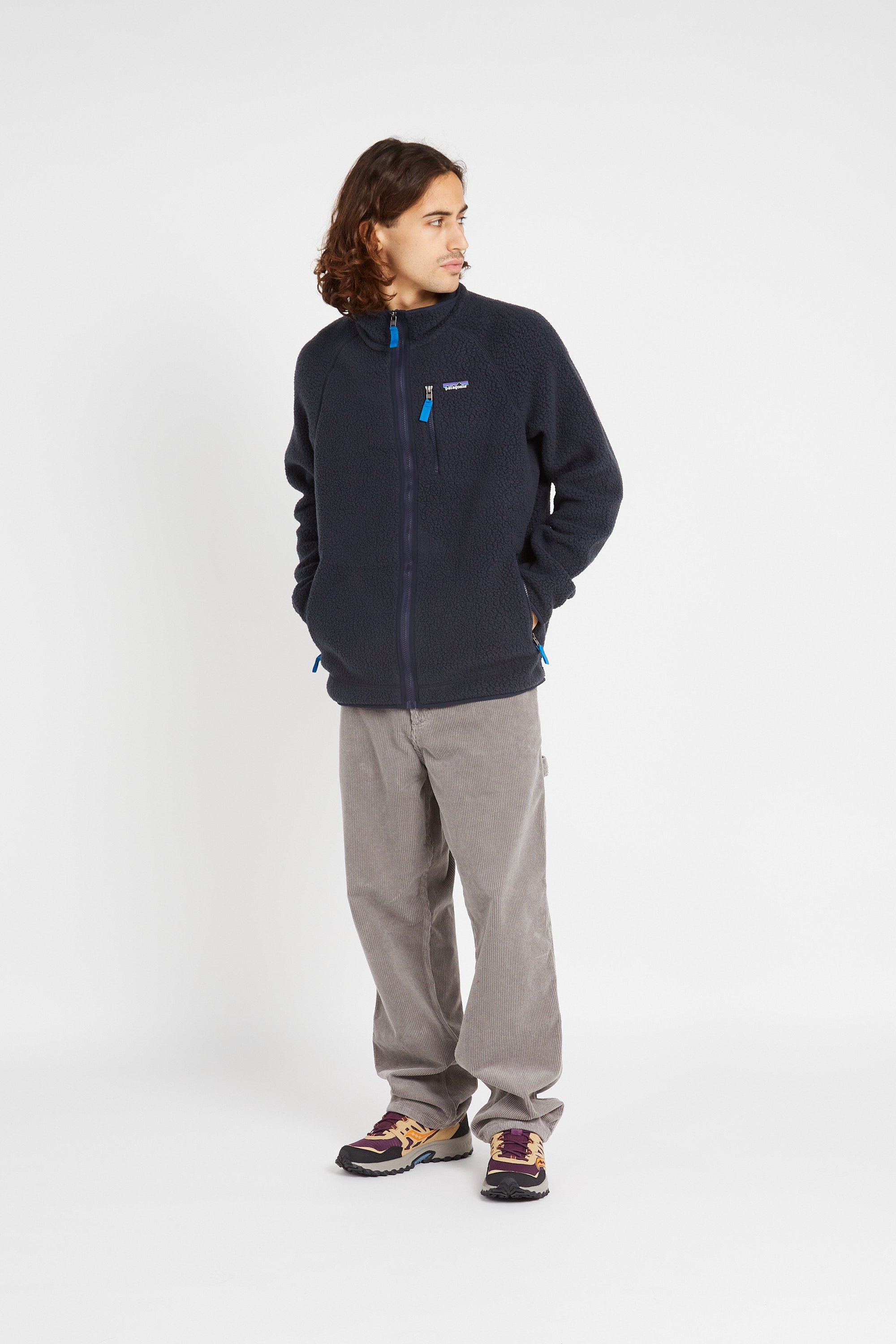 Polaire droit col montant  | Bleu PATAGONIA Homme