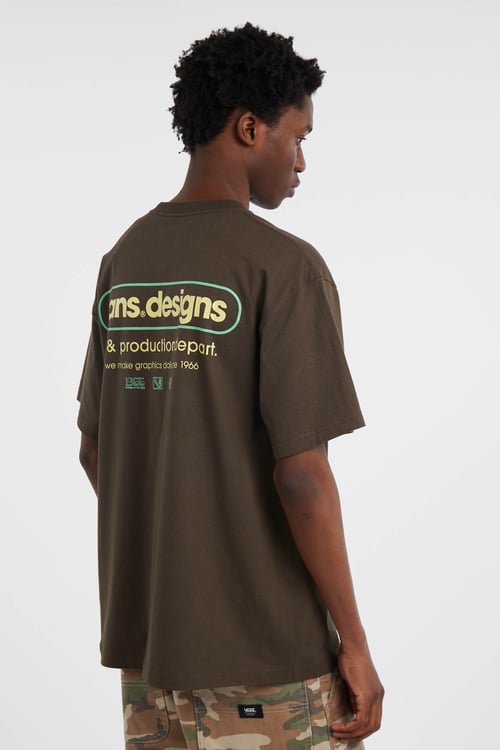 VANS T-shirt Marron
