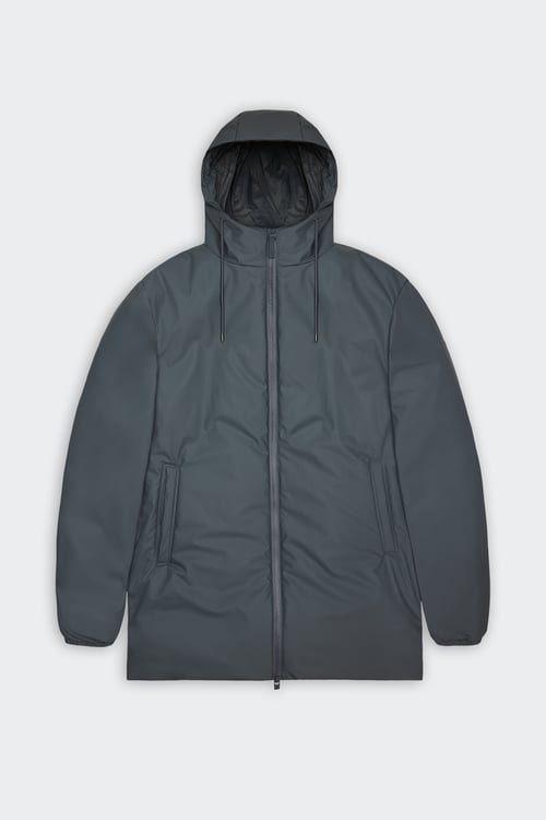RAINS Parka Bleu