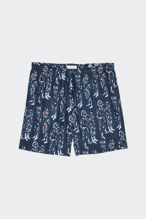 WOOD WOOD Short  Bleu