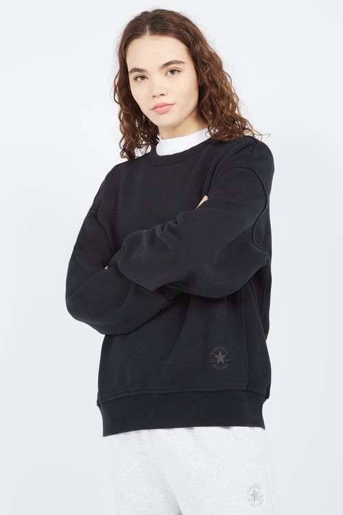 CONVERSE Sweatshirt Noir