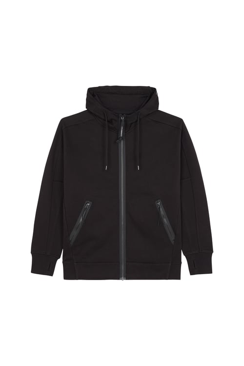 C.P. COMPANY Regular-fit zip-up cotton-blend hoodie with Pony Player